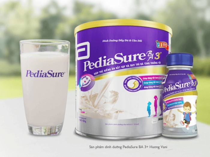 sữa Pediasure cho trẻ biếng ăn