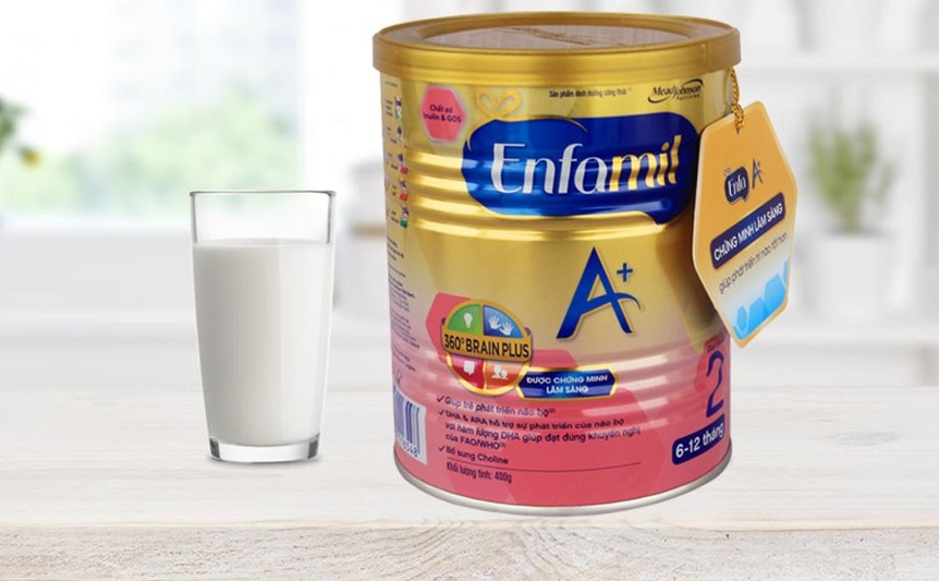 So sánh sữa bột Morinaga và Enfamil A+