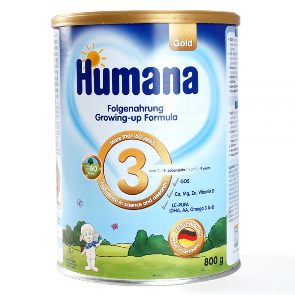 sữa humana số 3 review