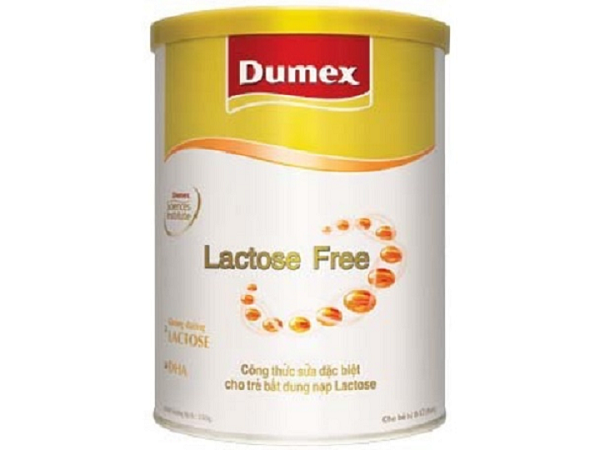 sữa Dumex Lactose Free cho trẻ tiêu hóa kém