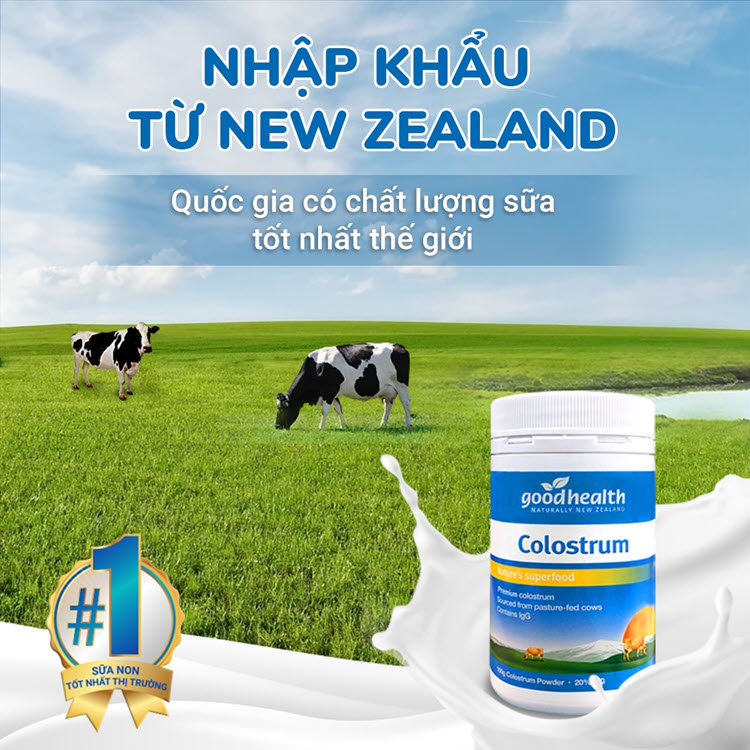 sữa bột New Zealand cho trẻ sơ sinh